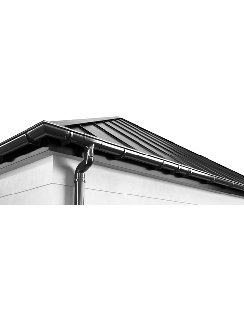 Zdjęcie: Rynna Kanion 130x4000 mm czarny WAVIN