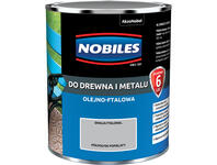 Zdjęcie: Emalia ftalowa półpołysk popielaty Ftalonal 0,7 L NOBILES