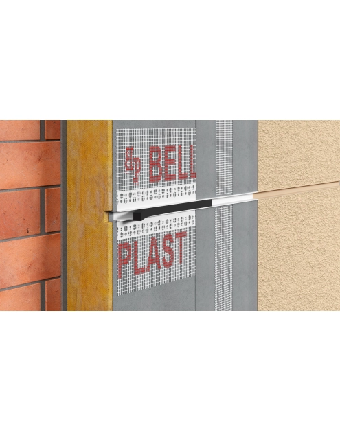 Zdjęcie: Listwa do boniowania PVC z siatką BP11 H1S L300 biała BELLA PLAST