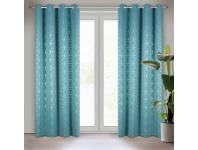 Zdjęcie: Zasłona gotowa Abella 135x250 cm turkusowy EUROFIRANY