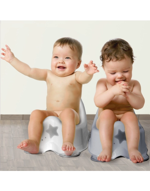 Zdjęcie: Nocnik z funkcją antypoślizgową Adam stars szary KEEEPER