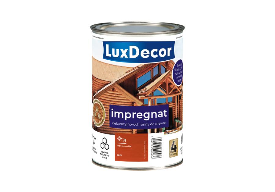 Zdjęcie: Impregnat do drewna 1 L cedr LUXDECOR