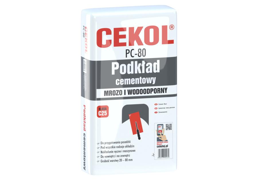Zdjęcie: Podkład cementowy PC-80, 23 kg CEKOL