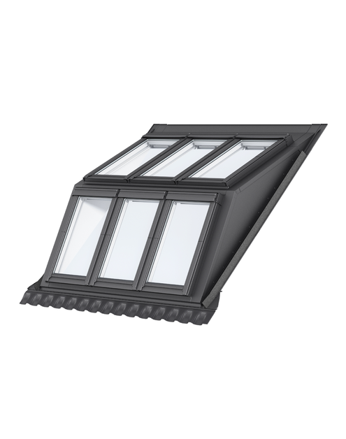 Zdjęcie: Kołnierz bliźniaczy lukarna dla 2x2 EBW MK06 2022BK VELUX