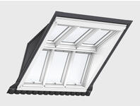 Zdjęcie: Kołnierz bliźniaczy lukarna dla 2x2 EBW MK06 2022BK VELUX