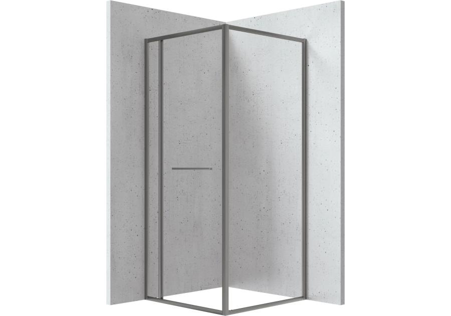 Zdjęcie: Kabina prysznicowa Square kwadratowa 90x90x200 cm titanium DEANTE