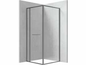 Kabina prysznicowa Square kwadratowa 90x90x200 cm titanium DEANTE