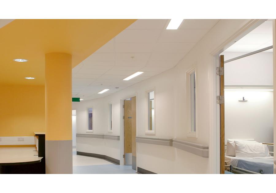 Zdjęcie: Płyta ze skalnej wełny mineralnej MediCare Plus 1200x600x20 mm ROCKFON