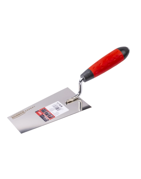 Zdjęcie: Kielenka trapezowa sztukatorska nierdzewna z nitem 2K 180 mm MODECO EXPERT