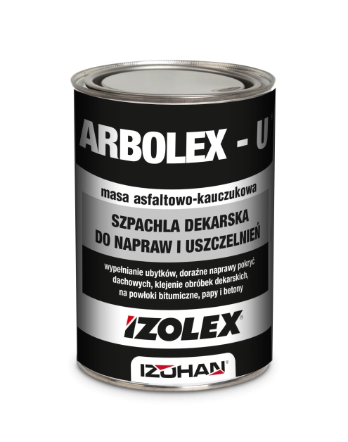 Zdjęcie: Szpachla dekarska do napraw i uszczelnień Arbolex-U, 1 kg IZOHAN