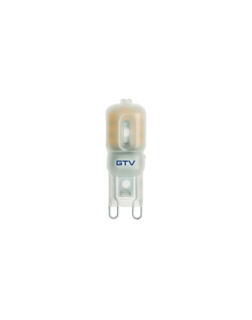 Zdjęcie: Żarówka z diodami LED plastik ciepła biała 3 W G9 GTV