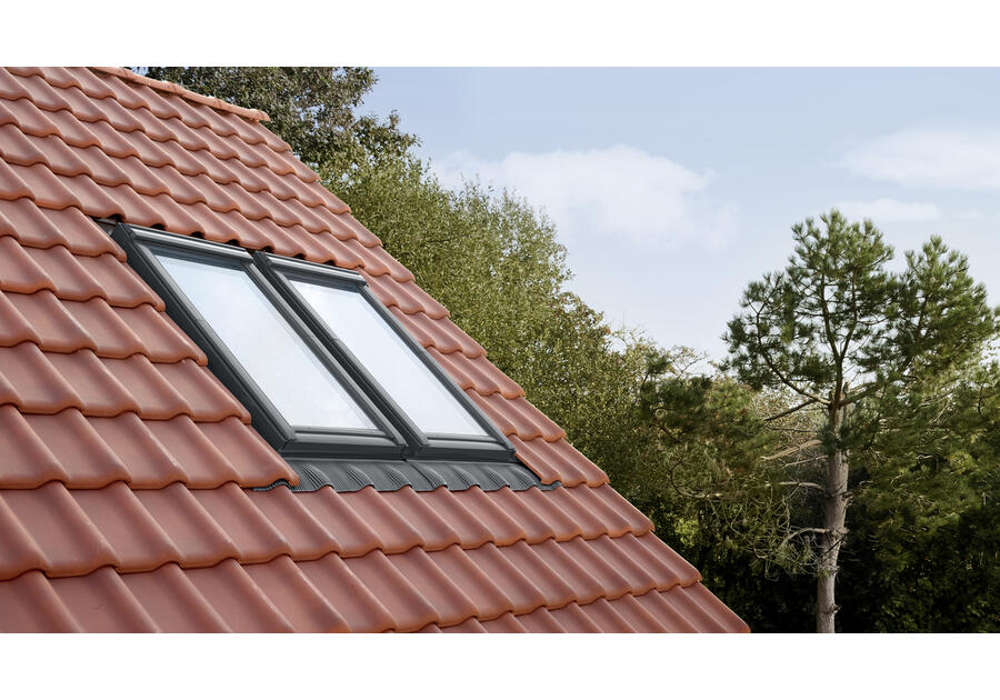 Zdjęcie: Kołnierz kombi EKW FK06 0021G dwa okna obok siebie VELUX