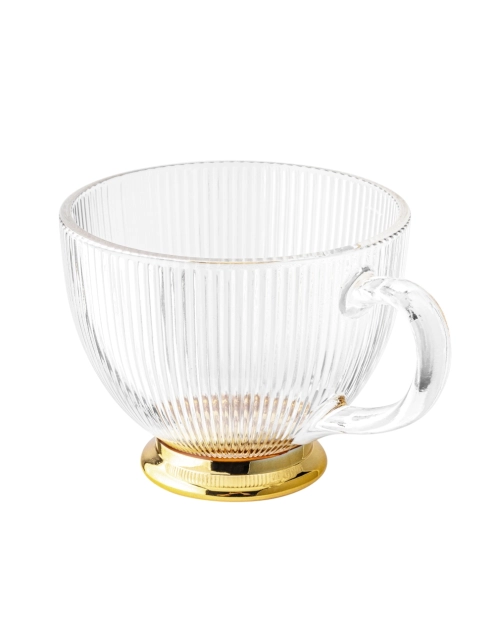 Zdjęcie: Filiżanka szklana na stopce w kolorze złota Selena 430 ml ALTOM DESIGN