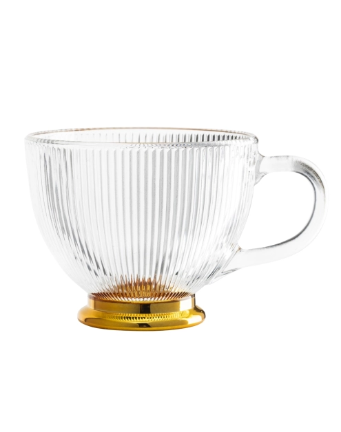 Zdjęcie: Filiżanka szklana na stopce w kolorze złota Selena 430 ml ALTOM DESIGN
