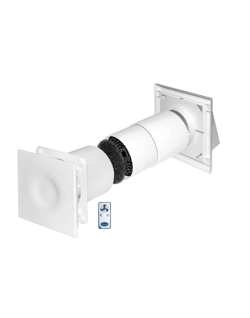 Zdjęcie: Rekuperator kompaktowy HRV100 z pilotem AWENTA