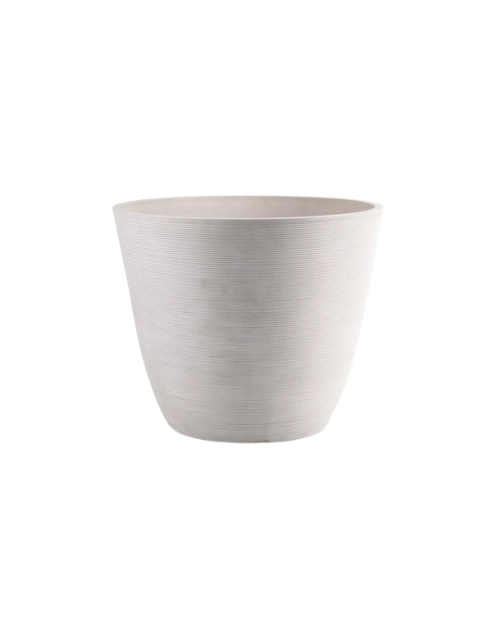 Zdjęcie: Doniczka z kompozytu 40x40x33 cm biała TIN TOURS