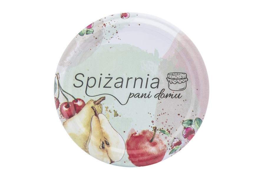 Zdjęcie: Komplet 10 zakrętek Spiżarnia Pani Domu fi 82 6-zaczepowych dekoracja owoce ALTOM DESIGN