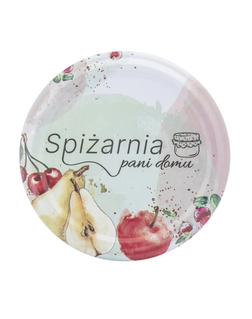 Zdjęcie: Komplet 10 zakrętek Spiżarnia Pani Domu fi 82 6-zaczepowych dekoracja owoce ALTOM DESIGN