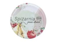 Zdjęcie: Komplet 10 zakrętek Spiżarnia Pani Domu fi 82 6-zaczepowych dekoracja owoce ALTOM DESIGN