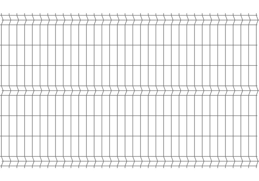 Zdjęcie: Panel ogrodzeniowy 1,52x2,5 m ocynk + ral7016 połysk 75x200 mm oczko POLBRAM
