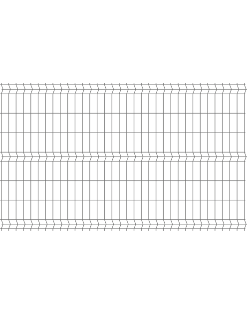 Zdjęcie: Panel ogrodzeniowy 1,52x2,5 m ocynk + ral7016 połysk 75x200 mm oczko POLBRAM