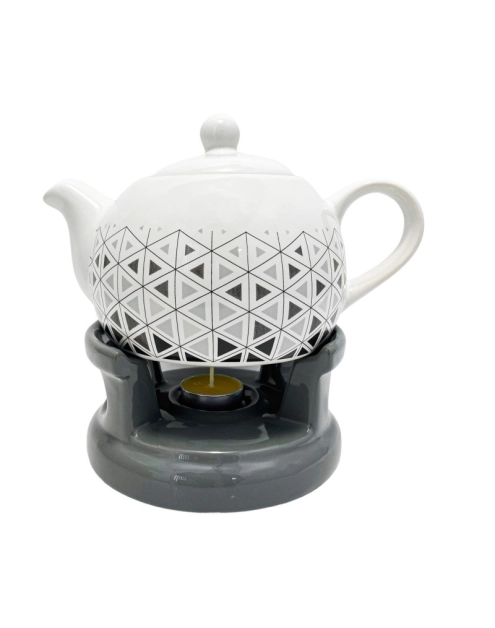 Zdjęcie: Dzbanek z podgerzwaczem 1 L ceramiczny BELLA FIORE