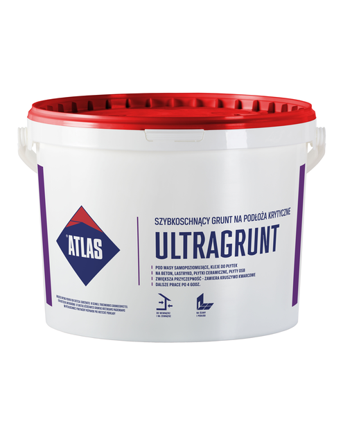 Zdjęcie: Grunt szybkoschnący na podłoża krytyczne 15 kg Ultragrunt ATLAS