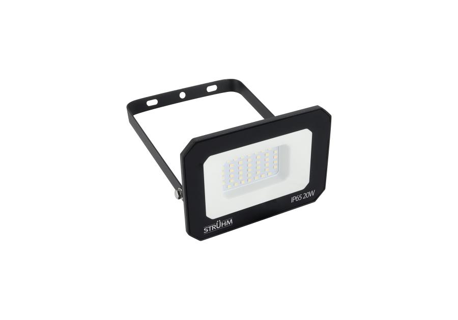 Zdjęcie: Naświetlacz SMD LED Aston 20 W NW kolor czarny STRUHM