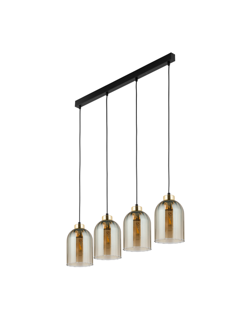 Zdjęcie: Lampa wisząca Satipo amber 4 x E27 5625 TK LIGHTING