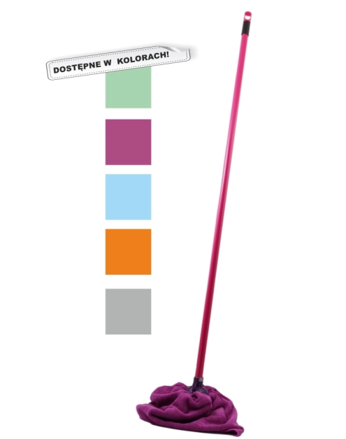 Zdjęcie: Mop Bianco microfibra + kij 120 cm PUCUŚ