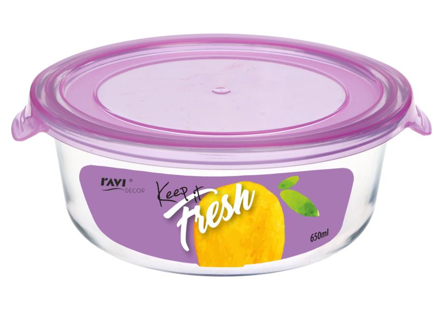 Zdjęcie: Pojemnik na żywność Keep It Fresh 650 ml okragły RAVI