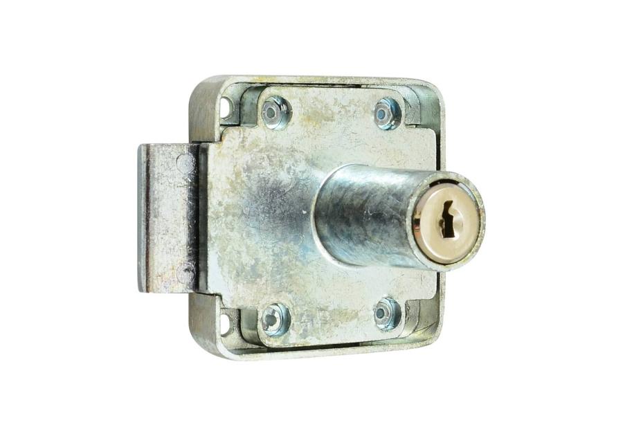 Zdjęcie: Zamek meblowy wierzchni niklowany 50935 LOB