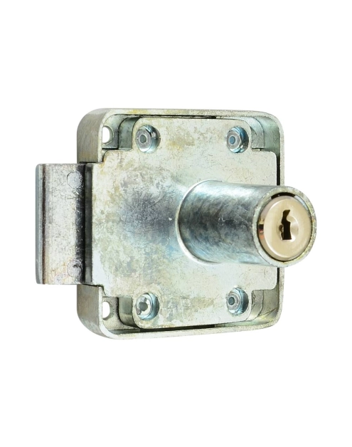 Zdjęcie: Zamek meblowy wierzchni niklowany 50935 LOB