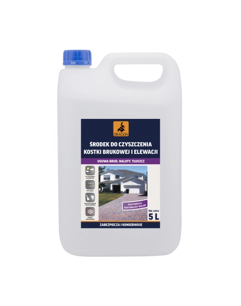 Zdjęcie: Środek do czyszczenia kostki brukowej i elewacji 5 L DRAGON