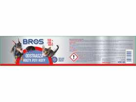 Preparat odstraszający krety psy i koty 350 ml BROS