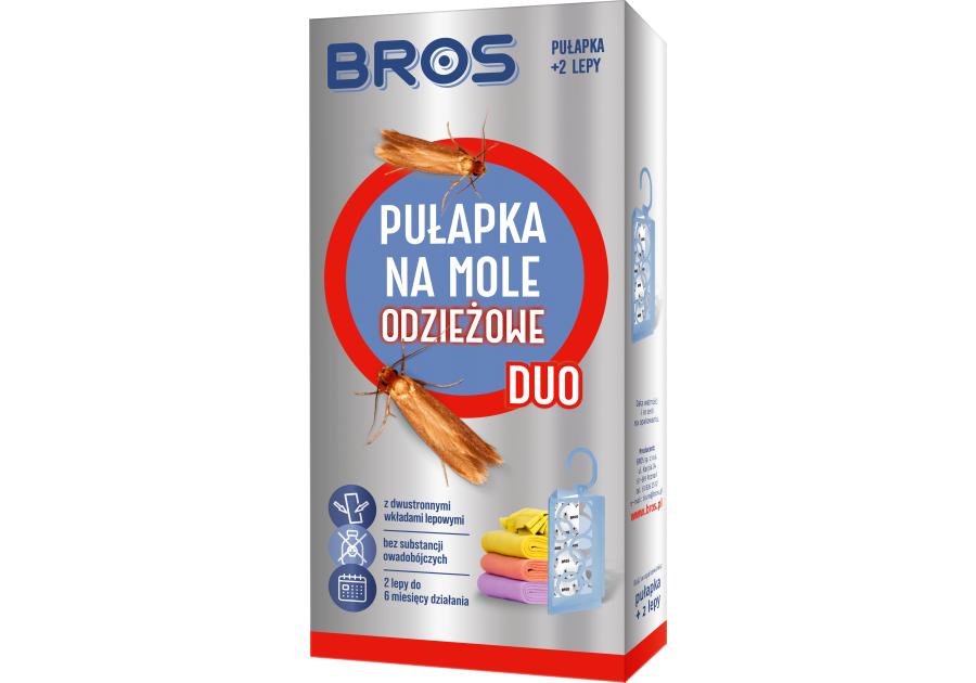 Zdjęcie: Pułapka na mole odzieżowe Duo + 2 wkłady BROS