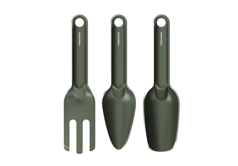 Zdjęcie: Zestaw metalowych narzędzi do sadzenia roślin Plant Care 3 sztuki FISKARS