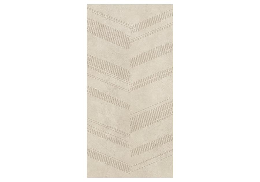 Zdjęcie: Gres szkliwiony Silkdust light beige mat dekor 59,8x119,8 cm CERAMIKA PARADYŻ