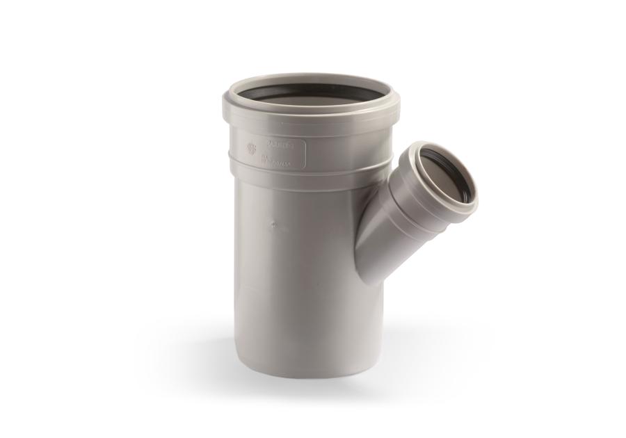 Zdjęcie: Trójnik kanalizacyjny 110/50 45 stopni Comfort Plus PIPELIFE