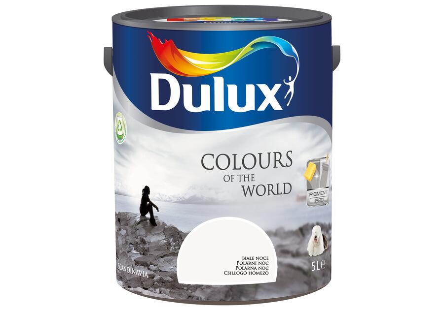 Zdjęcie: Farba do wnętrz Kolory Świata 5 L białe noce DULUX