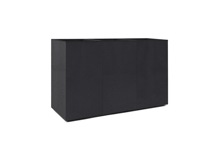 Zdjęcie: Kwietnik Karo 900x300x600 mm beton recycled, czarny LAMELA