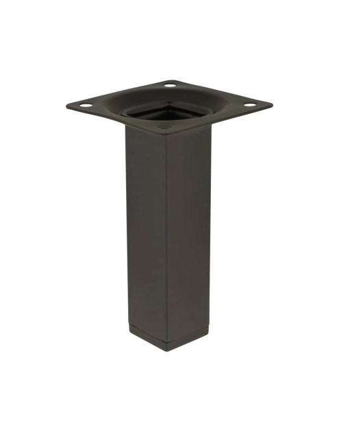 Zdjęcie: Noga meblowa kwadratowa 10 cm czarna METRO