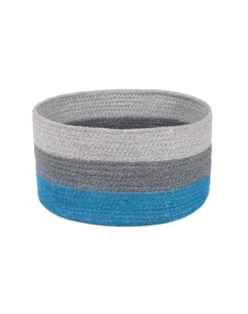 Zdjęcie: Kosz jutowy 25x25x14 cm trójkolorowy okrągły TIN TOURS