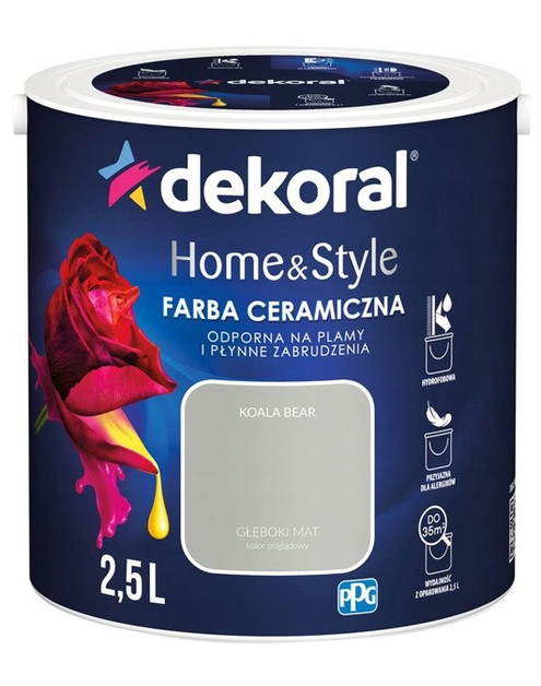 Zdjęcie: Farba ceramiczna Home&Style koala bear 2,5 L DEKORAL