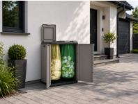 Zdjęcie: Szafka do segregacji odpadów 2-komorowa 68x39x92 cm OŁER