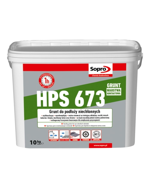 Zdjęcie: Podkład gruntujący do podłoży niechłonnych HPS 673 5 kg SOPRO