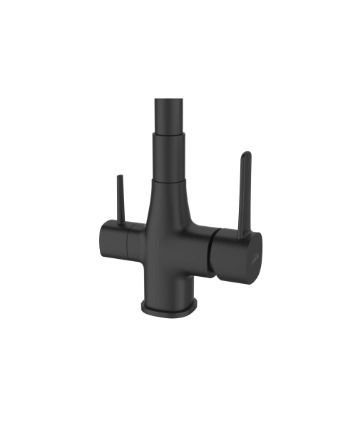 Zdjęcie: Bateria zlewozmywakowa z filtrem Glamour czarna INVENA