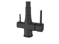 Zdjęcie: Bateria zlewozmywakowa z filtrem Glamour czarna INVENA