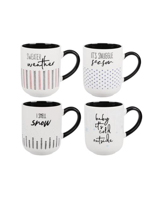 Zdjęcie: Kubek Winter 380 ml z porcelany New Bone 81437 RAVI