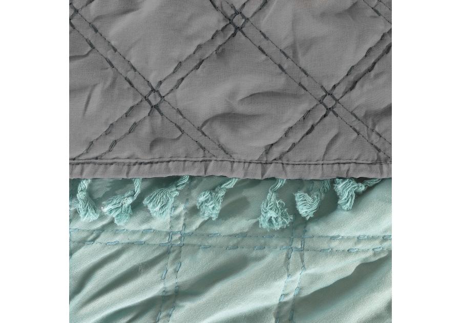 Zdjęcie: Narzuta Lelly 170x210 cm miętowo-stalowa EUROFIRANY